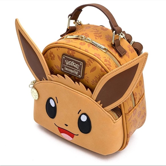 Exclusive Loungefly Pokemon Eevee Cosplay Convertible Mini Backpack - Picture 14 of 16